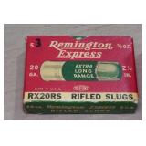 *10* Remington Express 20 Gauge 2-3/4" 4 Shot Shotshells - Plus 3 Rifled Slugs