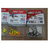 *6* 10-Packs Eagle Claw Ball Head Jigs