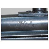 Vintage Weaver 22 Cal Tip Off 3/4" Scope with Mounts