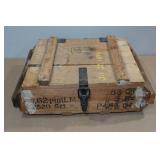 Vintage Wooden Ammo Case