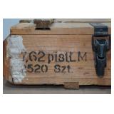 Vintage Wooden Ammo Case