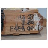 Vintage Wooden Ammo Case