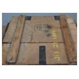 Vintage Wooden Ammo Case