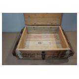 Vintage Wooden Ammo Case