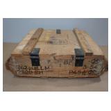 Vintage Wooden Ammo Case
