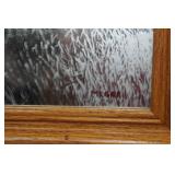James Meger Acid Etched Pheasant Mirror
