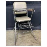 Vintage Metal High Chair in Excellent Condition