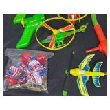 Great Lot of Toys - VTG and Modern. Bow and Arrows, Phone, Football Game, Helicopters, Darts, First Aid Case (empty) and Much More!!! - Excellent Condition