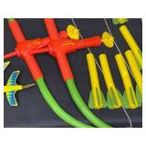 Great Lot of Toys - VTG and Modern. Bow and Arrows, Phone, Football Game, Helicopters, Darts, First Aid Case (empty) and Much More!!! - Excellent Condition