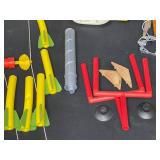 Great Lot of Toys - VTG and Modern. Bow and Arrows, Phone, Football Game, Helicopters, Darts, First Aid Case (empty) and Much More!!! - Excellent Condition