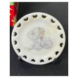 Excellent Condition Figurines inc Precious Moments and Cherished Teddies - "Happiness Divine", "Katie" CT, "Clown", Angel Figurine, Lefton China December Angel Figurine, "Dear God Kids" Figurine