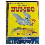 Little Golden Books - Dumbo, Cinderella, Thomas and the Big, Big, Bridge, Alice in Wonderland, Bialosky