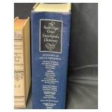 3 Dictionary Books and The Wonders Inside the Human Body. Book Stand Included