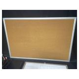 Panasonic Blu-Ray Disc Player w/ Various Cables, Cork Board, White Board