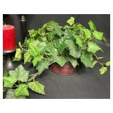 Lot of Nice Artificial Plants & Candles w/ Stands