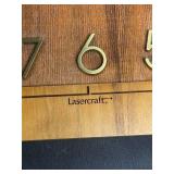 2 Clocks & Decorative Plate w/ Embossed Leaf (made in Columbia)