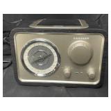 Crosley Radio (black) and VTG Multi-Media Storage - Various Media Included