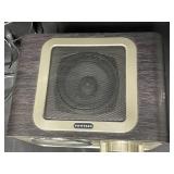 Crosley Radio (black) and VTG Multi-Media Storage - Various Media Included