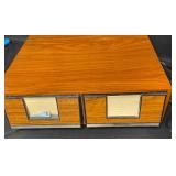 Crosley Radio (black) and VTG Multi-Media Storage - Various Media Included