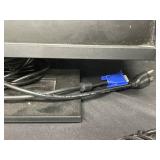 TV Mount and Dell Computer Monitor with 2 Dell Keyboards