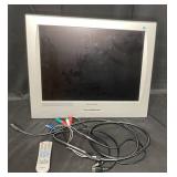 Sharp TV w/ Cords and Remote - 19.5"