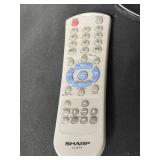 Sharp TV w/ Cords and Remote - 19.5"