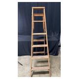 6ft Wooden Household Ladder - 200lb. Capacity
