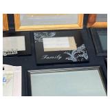 Lot of Various Picture Frames - Variety of Colors and Sizes