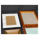Lot 2 of Various Picture Frames - Variety of Colors and Sizes