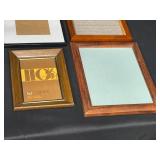 Lot 2 of Various Picture Frames - Variety of Colors and Sizes