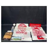 VTG MN Twins Collectibles and Memorabilia inc S. Erickson and R. Bush Trading Cards, Homer Hankies from Various Years, Twins Ticket from the Metrodome and More!!!