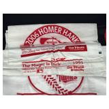 VTG MN Twins Collectibles and Memorabilia inc S. Erickson and R. Bush Trading Cards, Homer Hankies from Various Years, Twins Ticket from the Metrodome and More!!!