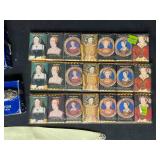 Royal Doulton "Old Country Roses Collection" Silver Plated Serving Spoon and Fork, Henry VIII and His Six Wives Fine Chocolate Mints, 1953 Coronation Handkerchief