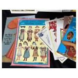 Large Lot of Vintage UNCUT Paper Doll Books, Paper Dolls and Accessories and More!