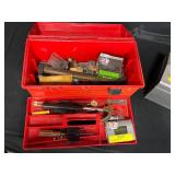 2 Old Toolboxes w/ Assortment of Old Tools & Hardware