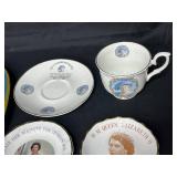Large Lot of Beautiful VTG and Collectible Queen Elizabeth II Memorabilia - Excellent Condition - List in Description inc 24K Gold Accents