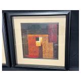 Fun and Colorful Framed Wall Art - 16"x16"