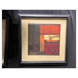 Fun and Colorful Framed Wall Art - 16"x16"