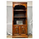 Wooden 2 Shelf 2 Door Bookcase