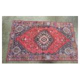 Red Rectangular Area Rug - 60” x 36”