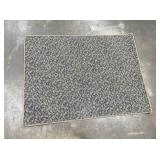 Rectangular Brownish Blue Area Rug - 70” x 54”