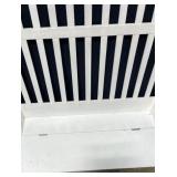White Wooden 5 Hook Clothes Rack
