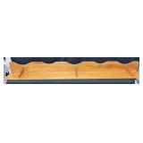 Two Wooden Wall Shelves 85” x 12” & 41” x 10”