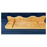 Two Wooden Wall Shelves 85” x 12” & 41” x 10”
