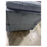 Bluish Gray Power Recliner