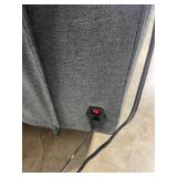 Bluish Gray Power Recliner
