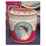 Large Lot of Various Styles and Sizes of Vintage and Collectible Queen Elizabeth II and Royal Family Tins