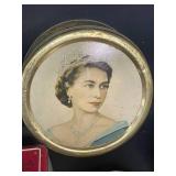 Large Lot of Various Styles and Sizes of Vintage and Collectible Queen Elizabeth II and Royal Family Tins