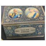 Large Lot of Various Styles and Sizes of Vintage and Collectible Queen Elizabeth II and Royal Family Tins