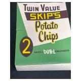 Vintage Twin Value Skips Potato Chip Box, Vel Box, Rinso Box, Cheer Box, Ajax Can and More Vintage Product Containers!